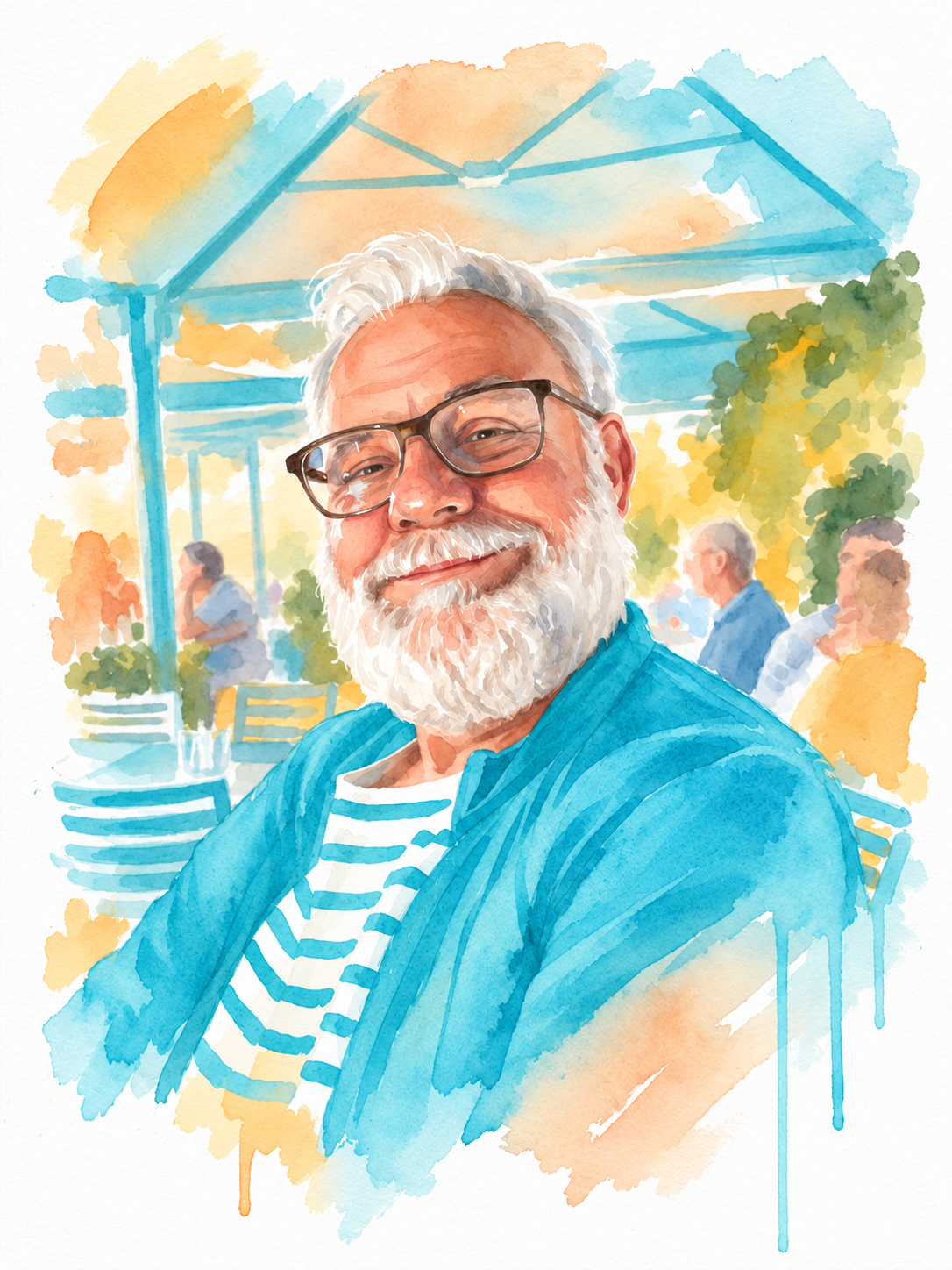 Portrait illustré de Jean-Marc